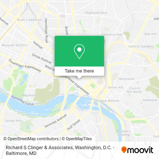 Richard S Clinger & Associates map