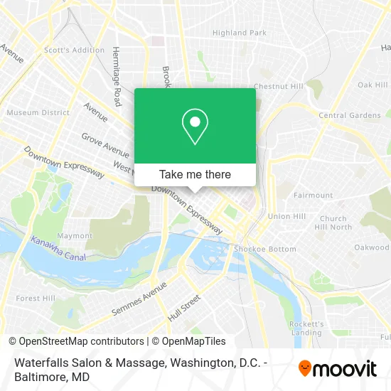 Waterfalls Salon & Massage map
