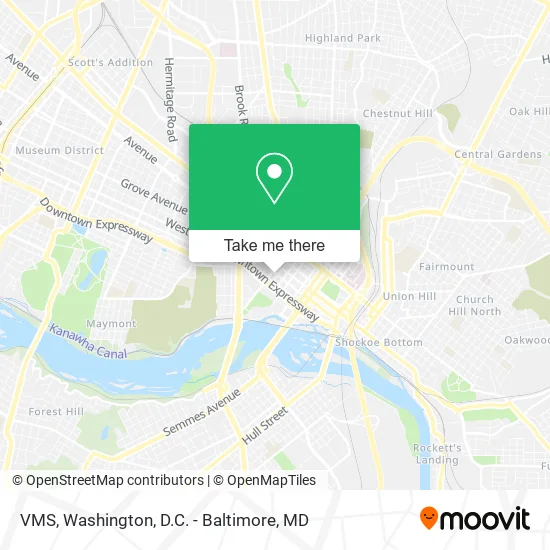 VMS map
