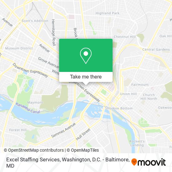 Mapa de Excel Staffing Services