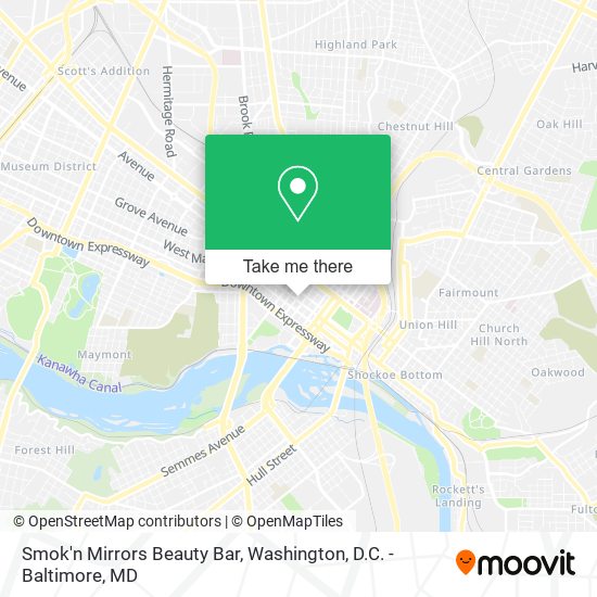 Smok'n Mirrors Beauty Bar map