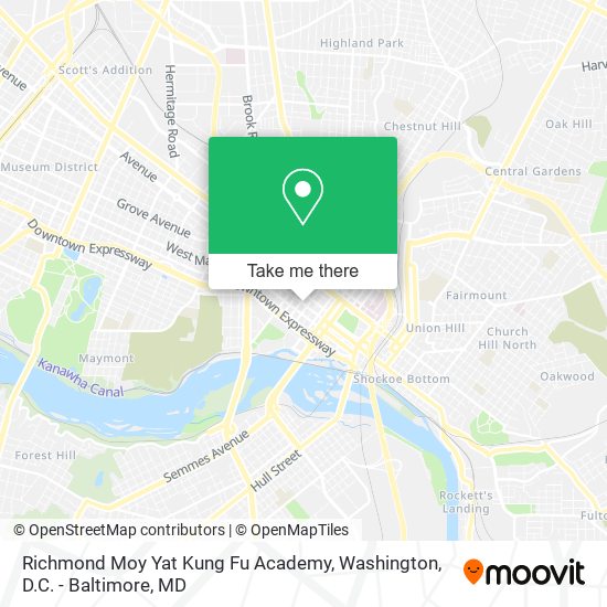 Richmond Moy Yat Kung Fu Academy map
