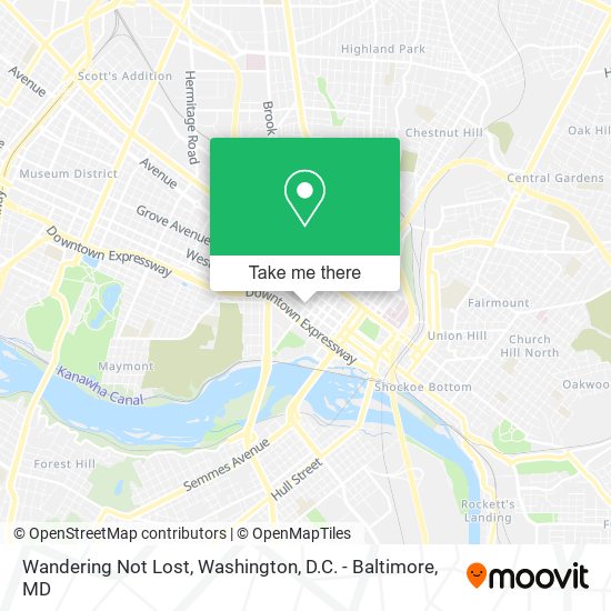 Mapa de Wandering Not Lost