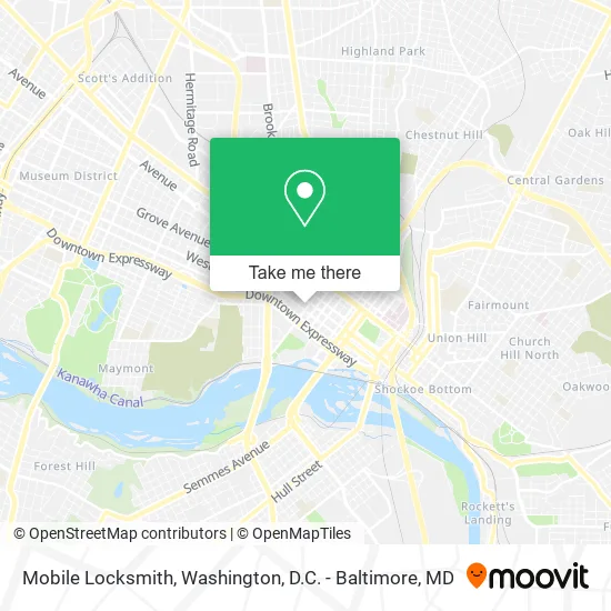 Mobile Locksmith map