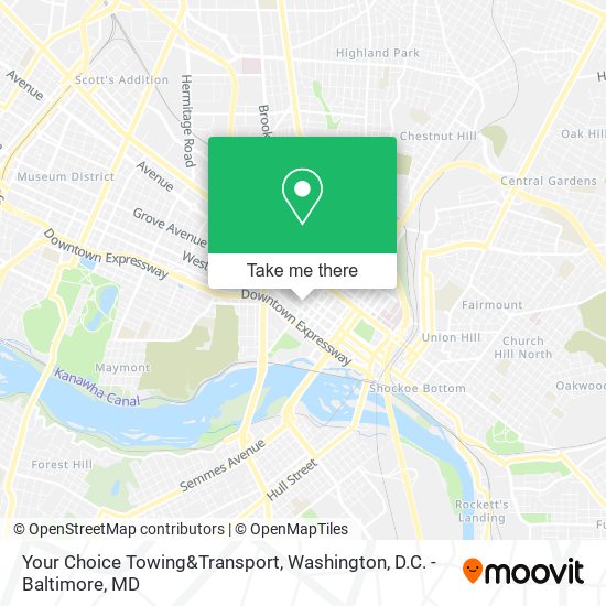Mapa de Your Choice Towing&Transport