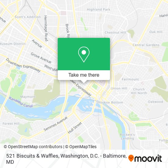 521 Biscuits & Waffles map