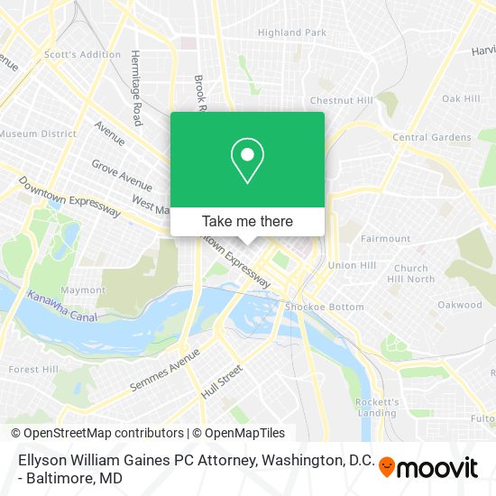 Mapa de Ellyson William Gaines PC Attorney