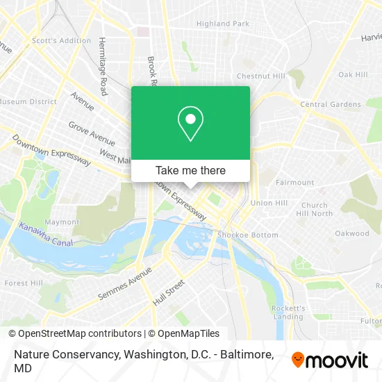 Nature Conservancy map
