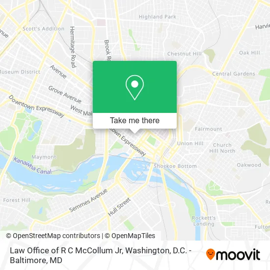 Law Office of R C McCollum Jr map