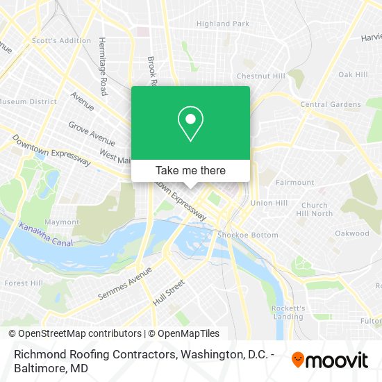 Mapa de Richmond Roofing Contractors