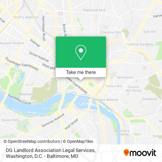 DG Landlord Association Legal Services map