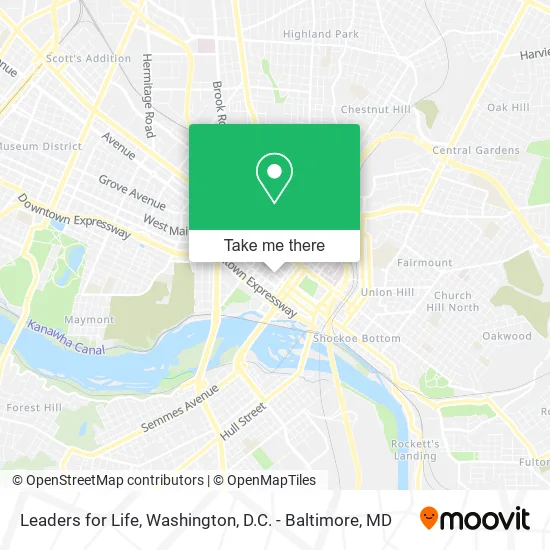 Leaders for Life map