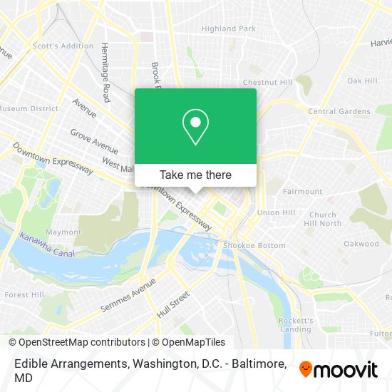 Edible Arrangements map