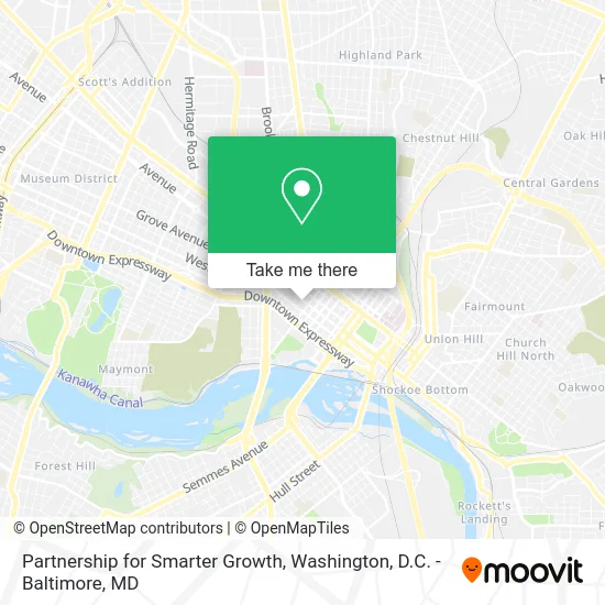 Partnership for Smarter Growth map