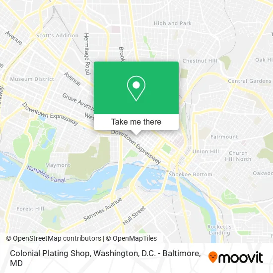 Colonial Plating Shop map