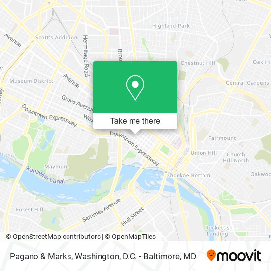 Pagano & Marks map