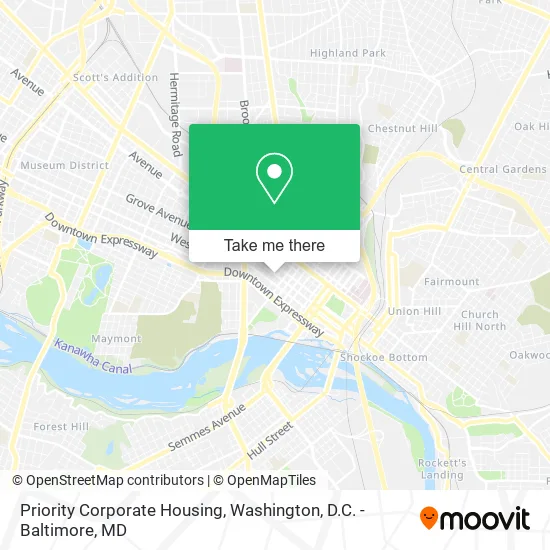 Priority Corporate Housing map