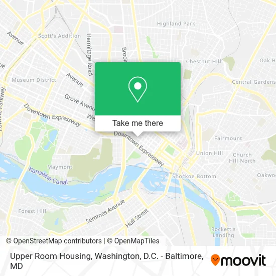 Upper Room Housing map