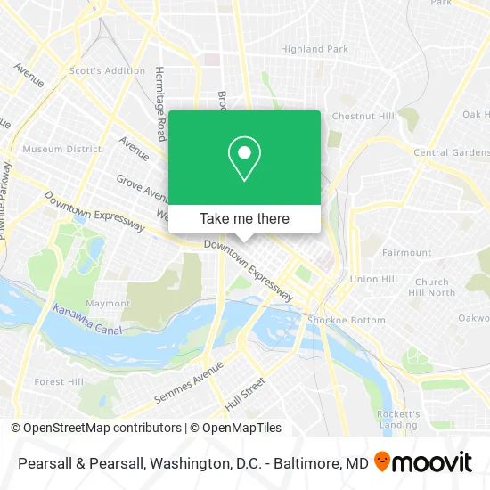 Pearsall & Pearsall map