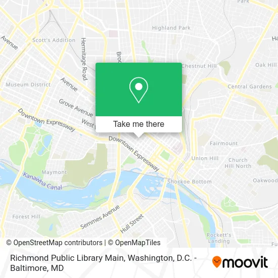 Richmond Public Library Main map