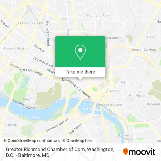 Greater Richmond Chamber of Com map