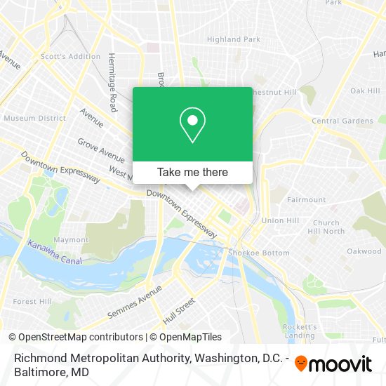 Richmond Metropolitan Authority map