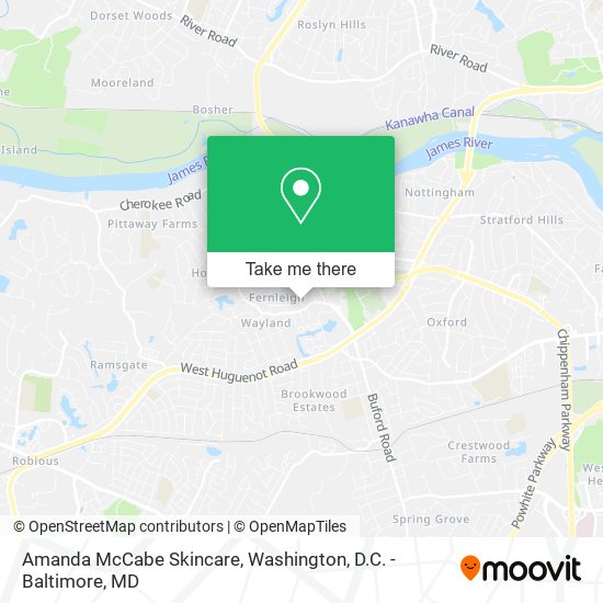 Amanda McCabe Skincare map