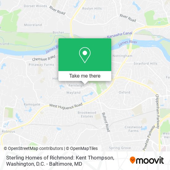 Sterling Homes of Richmond: Kent Thompson map