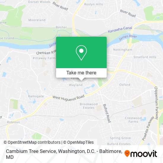 Mapa de Cambium Tree Service
