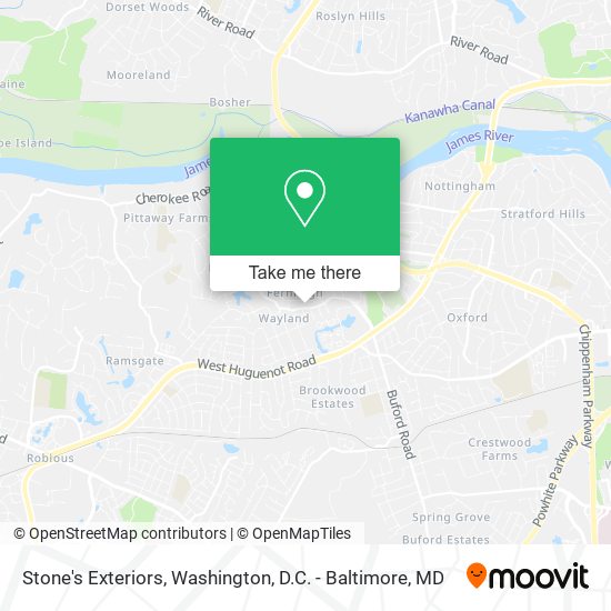 Stone's Exteriors map