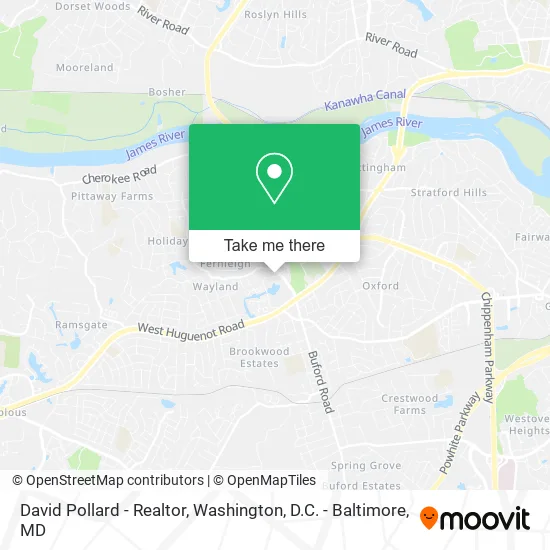 David Pollard - Realtor map