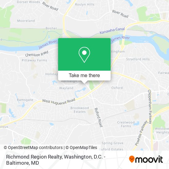 Richmond Region Realty map