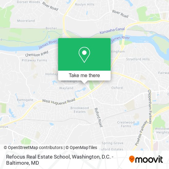 Refocus Real Estate School map