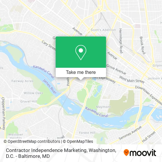 Contractor Independence Marketing map