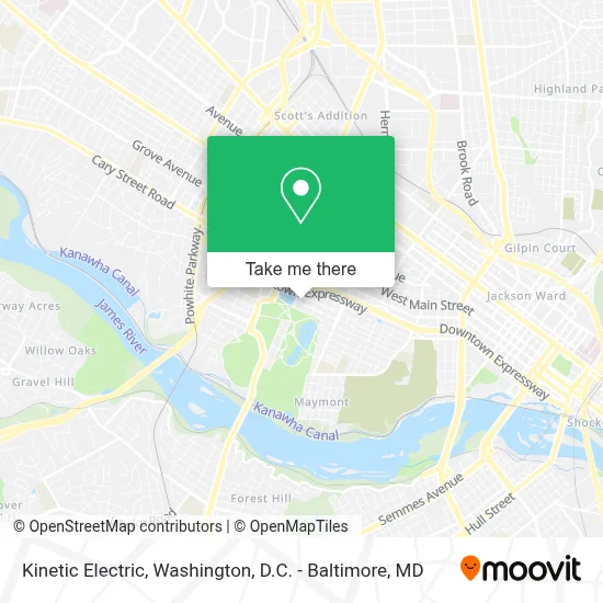 Kinetic Electric map