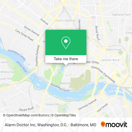 Alarm Doctor Inc map