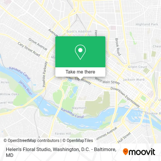 Helen's Floral Studio map