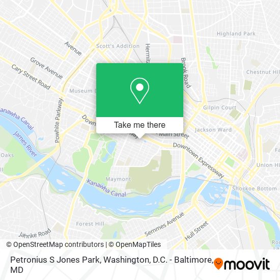Petronius S Jones Park map
