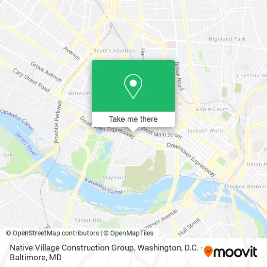 Native Village Construction Group map