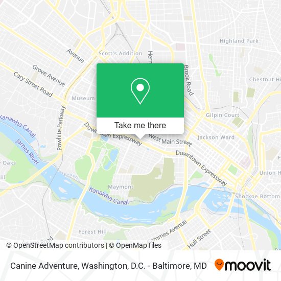 Canine Adventure map
