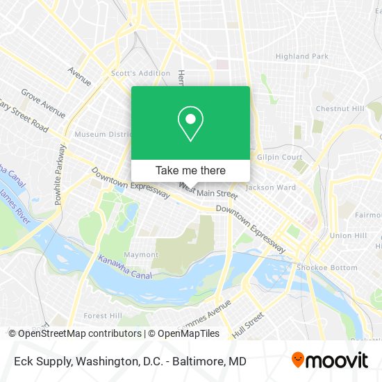 Eck Supply map