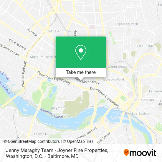 Jenny Maraghy Team - Joyner Fine Properties map