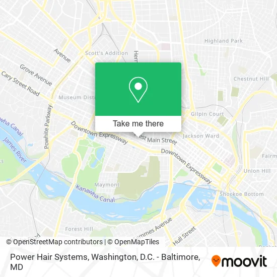 Power Hair Systems map