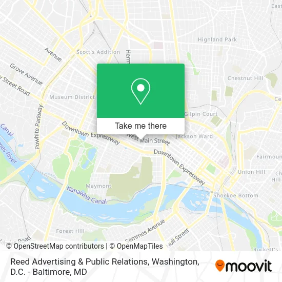 Reed Advertising & Public Relations map