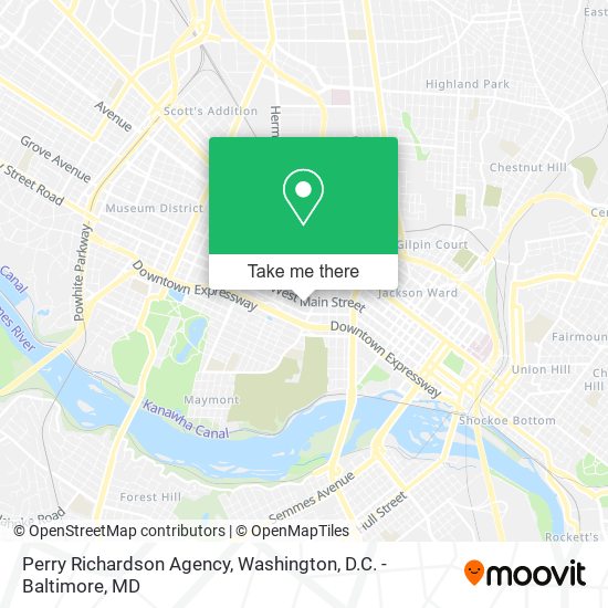 Perry Richardson Agency map