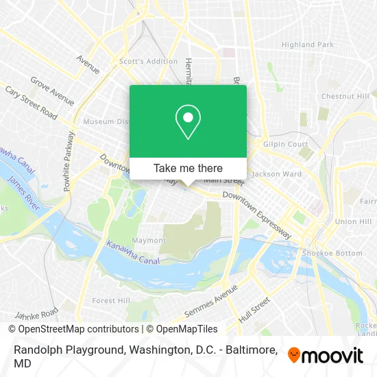 Randolph Playground map