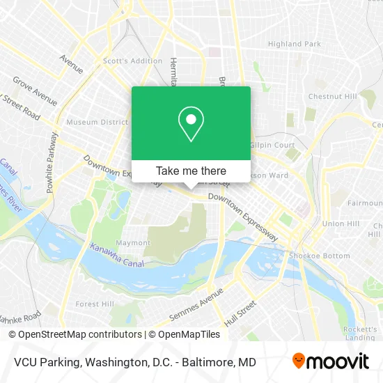 VCU Parking map