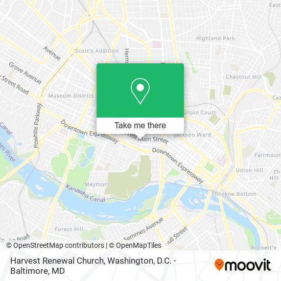Harvest Renewal Church map