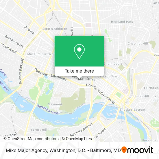 Mike Major Agency map