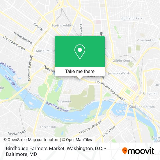 Mapa de Birdhouse Farmers Market